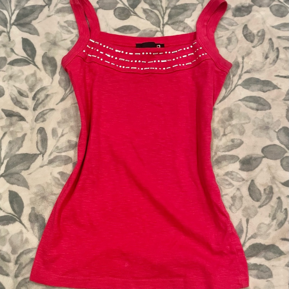 2000s Women's hot pink Barbie inspires Sleeveless tank